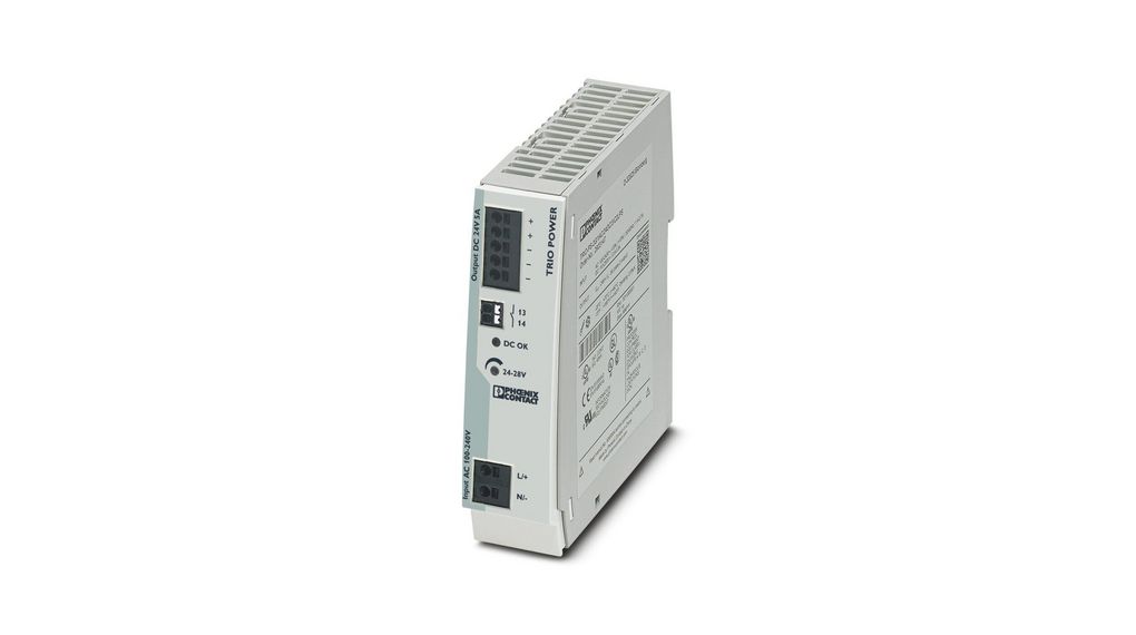 Power Supply Unit 89% 24V 5A 180W Adjustable IP20 TRIO-PS